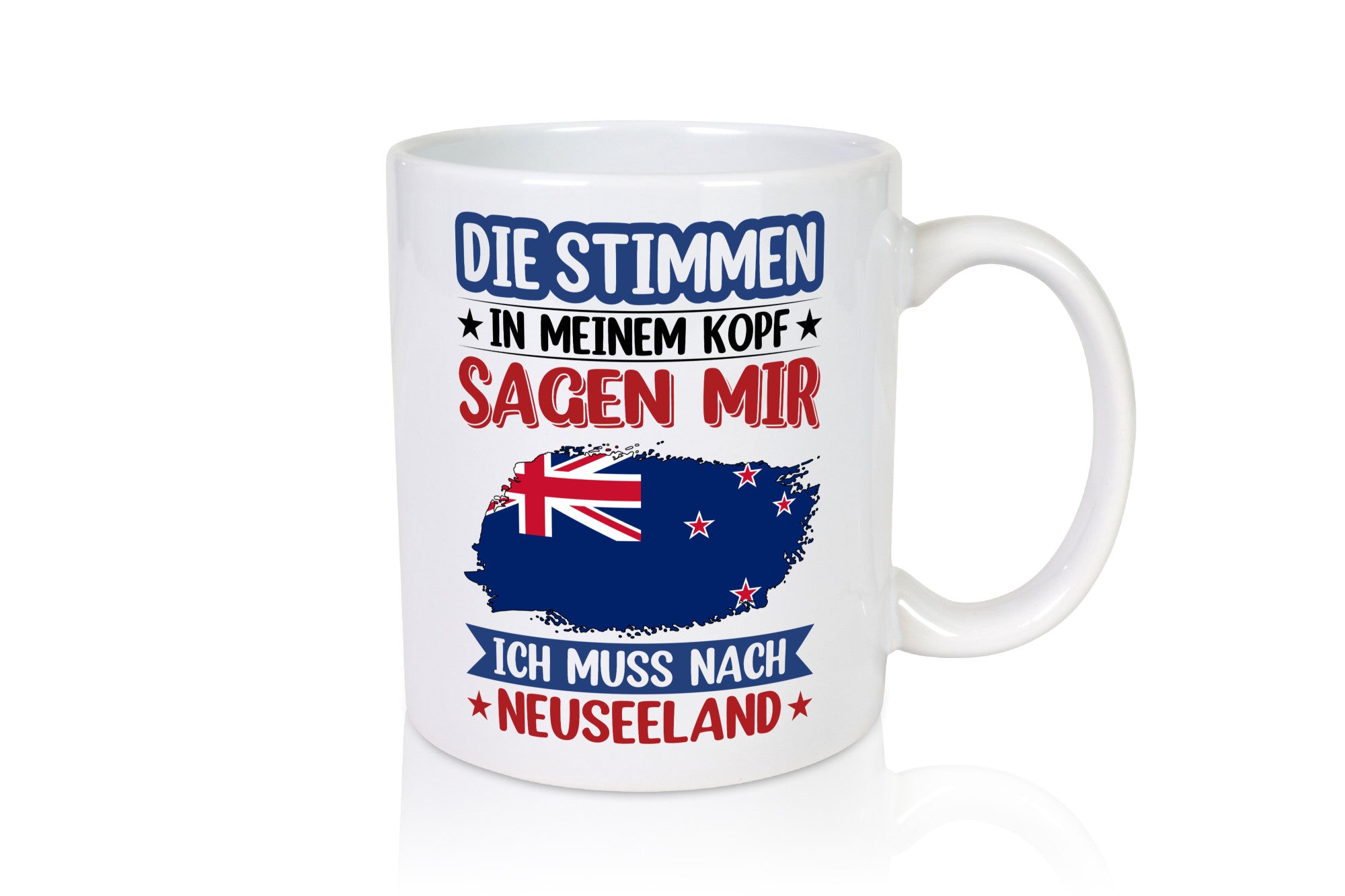 Neuseeland | Urlaub Stimmen in meinem Kopf Traumland lustig Humor Geschenkidee