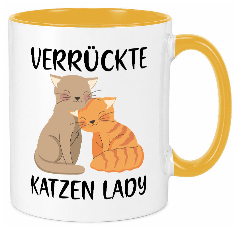 Verrückte Katzen Lady | Ich liebe Katzenliebhaber Geschenk Tierliebhaber Humor