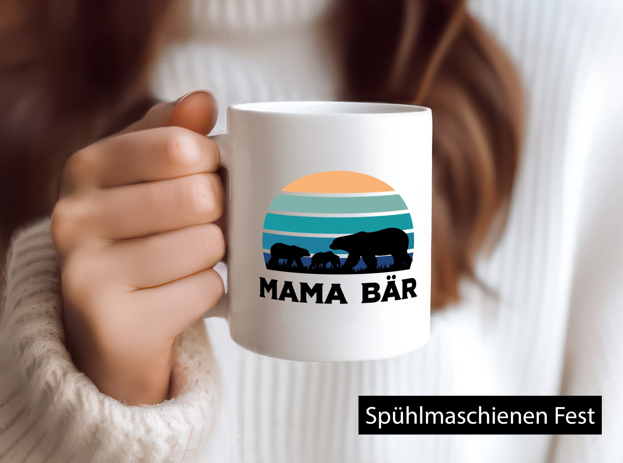 Mamabär | Bärenfamilie Muttertag lustig Familie Geschenkidee Geschenk Tasse