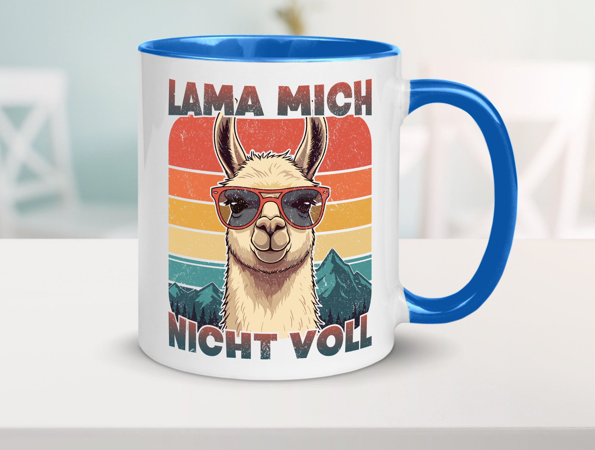 Lama mich nicht voll | Alpaka Kamel Retro lustig Humor Geschenkidee Geschenk