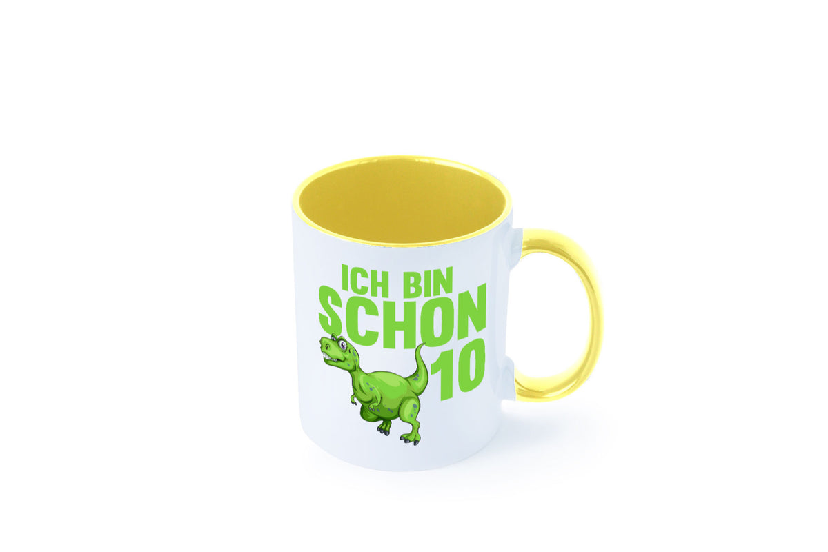10. Geburtstag | 10 Jahre Dino Dinosaurier Geschenk Geschenkidee lustiger Tasse