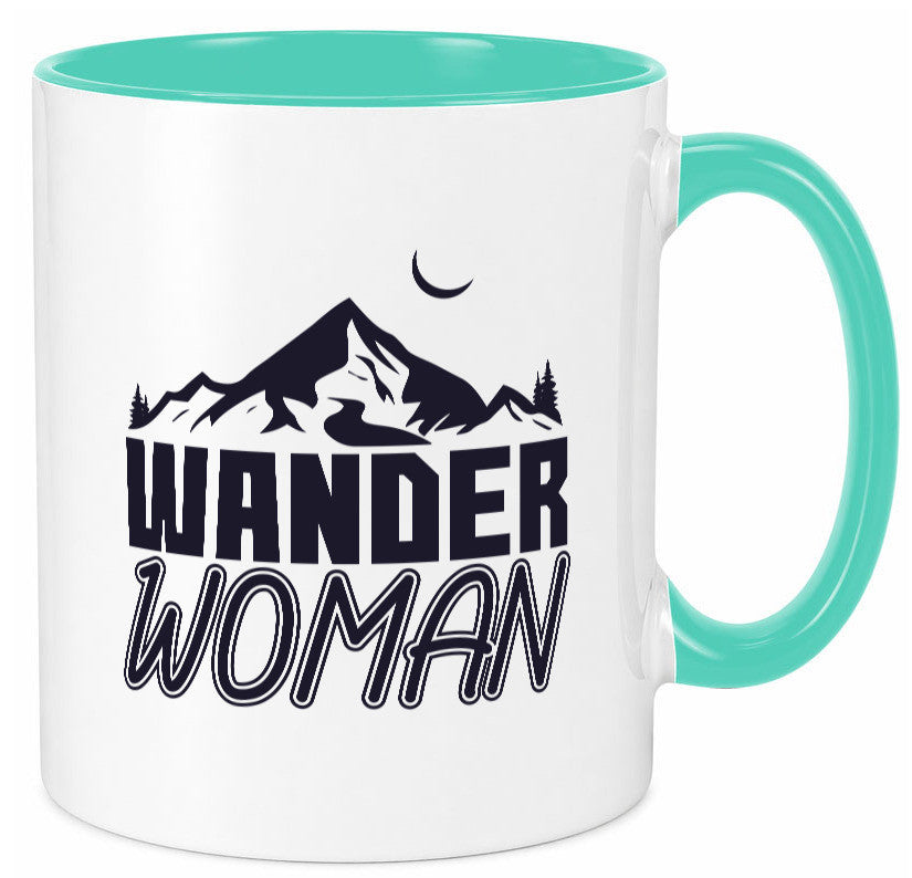 Wander Woman | Frauen Tasse Wanderer Bergsteigen lustig Familie Geschenkidee