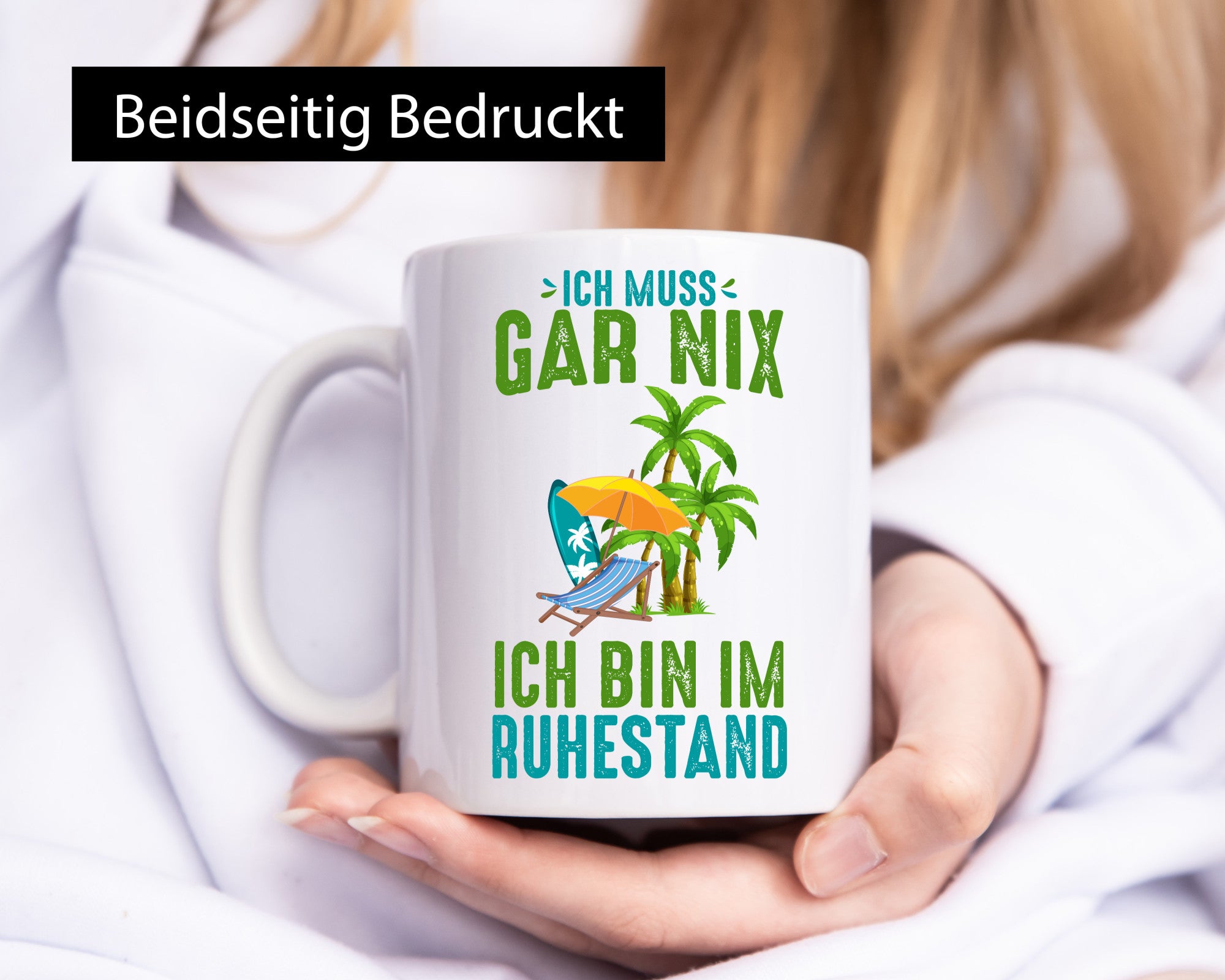 Ich muss gar nix bin im Ruhestand | Rentner lustiger Spruch Geschenk Jubiläum