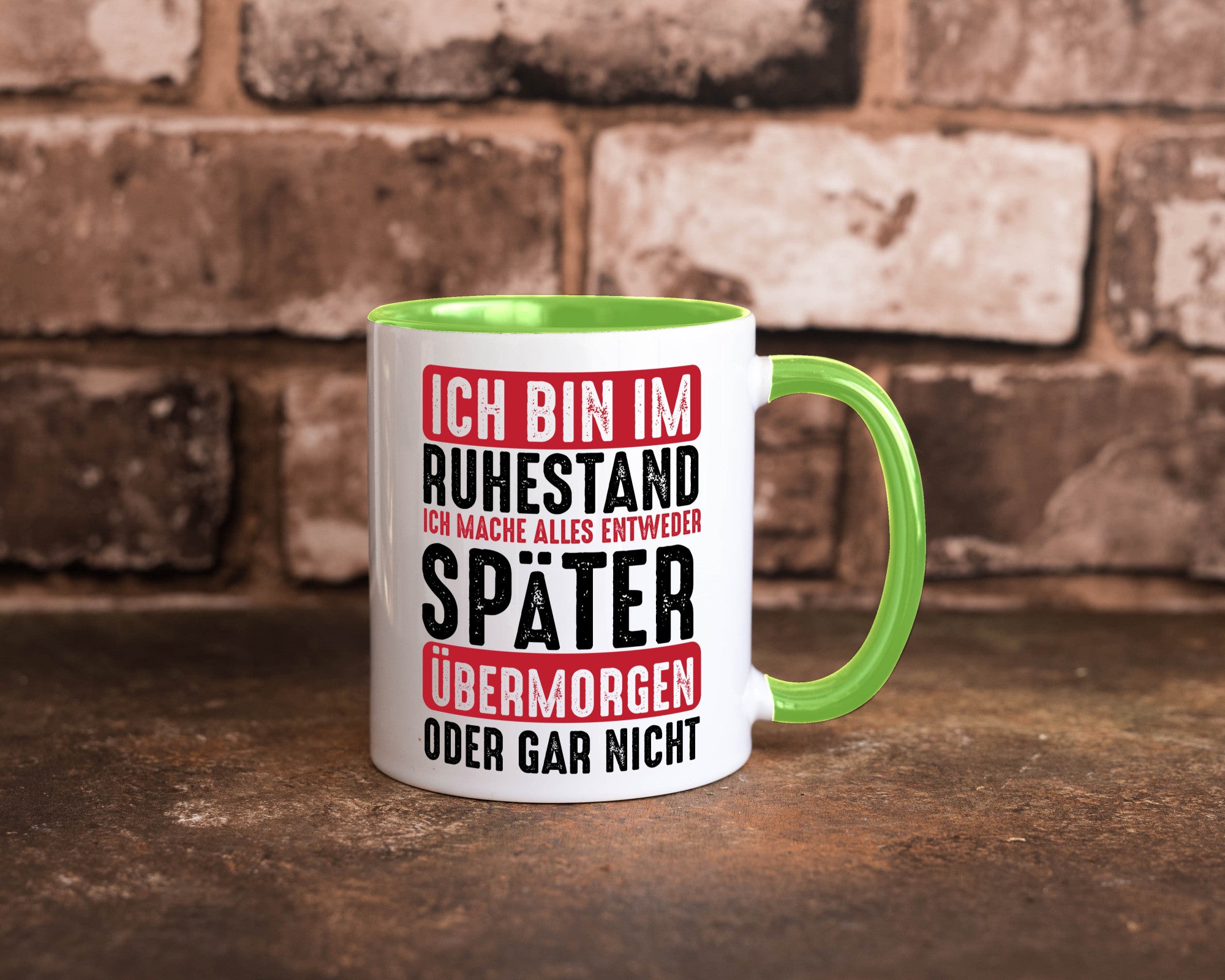 Ich mache alles später oder gar nicht | Rentner Ruhestand Geschenkidee Jubiläum