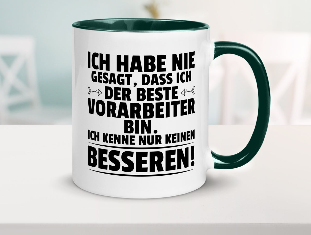 Der Beste Vorarbeiter | Kollege Teamleiter Humor Arbeit Kollegen Büro Tasse