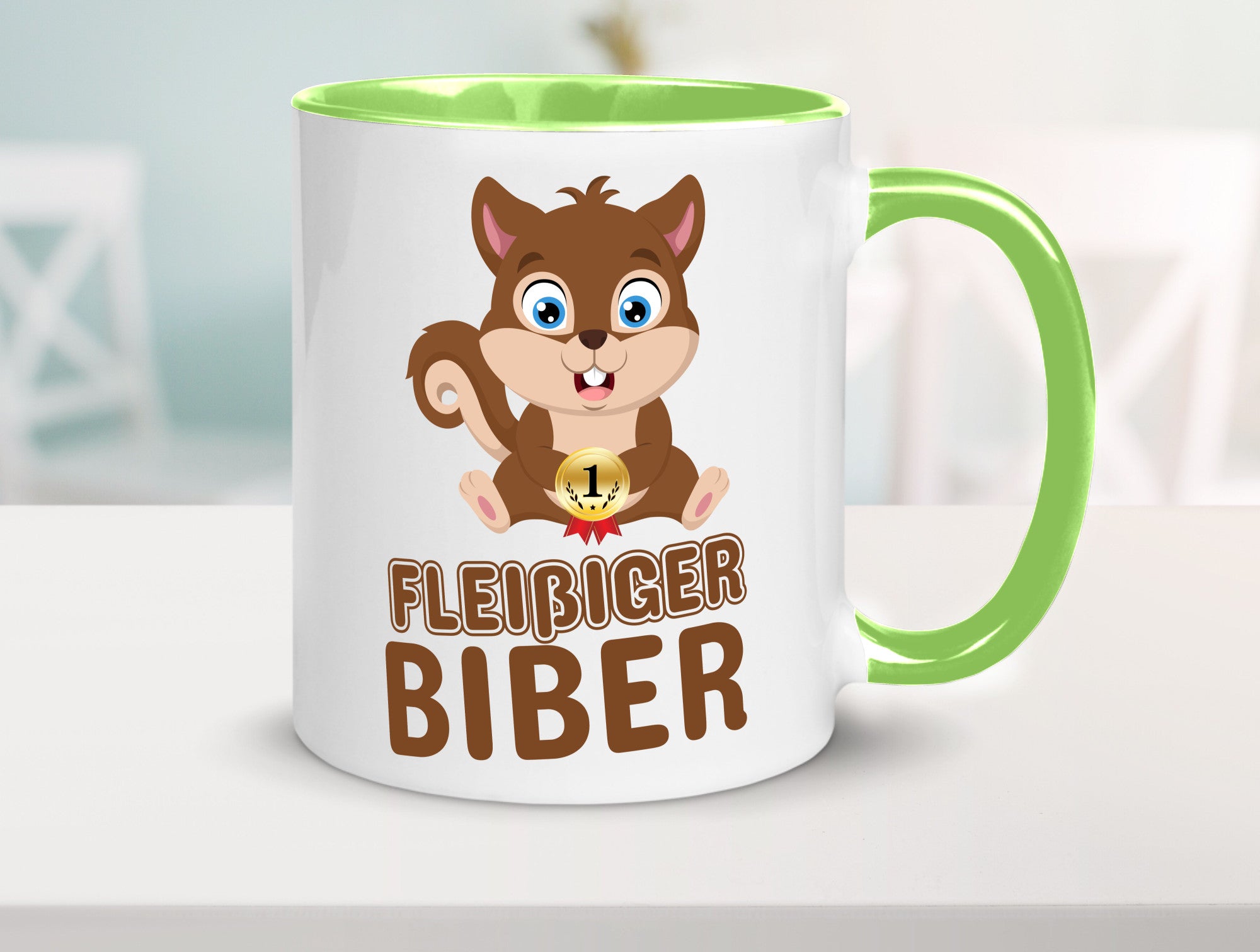 Fleißiger Biber | Motiv Tasse Kinder Geburtstag lustig Geschenkidee Geschenk