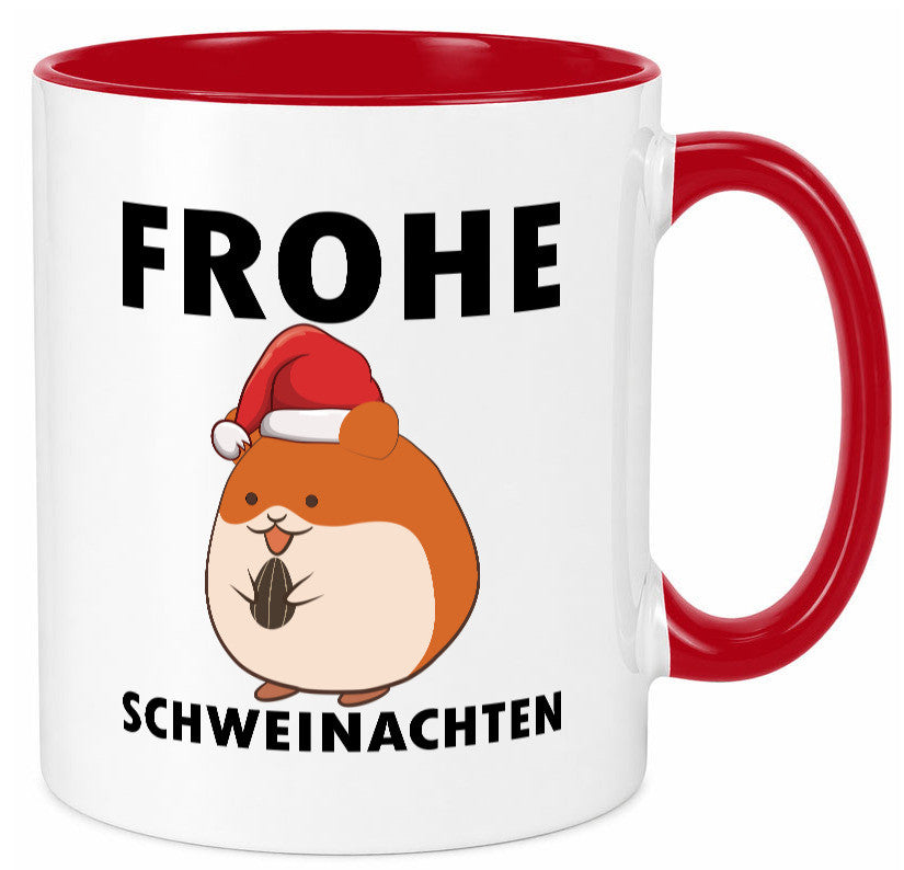 Frohe Schweinachten | Meerschweinchen Weihnachten lustiger Spruch Geschenk