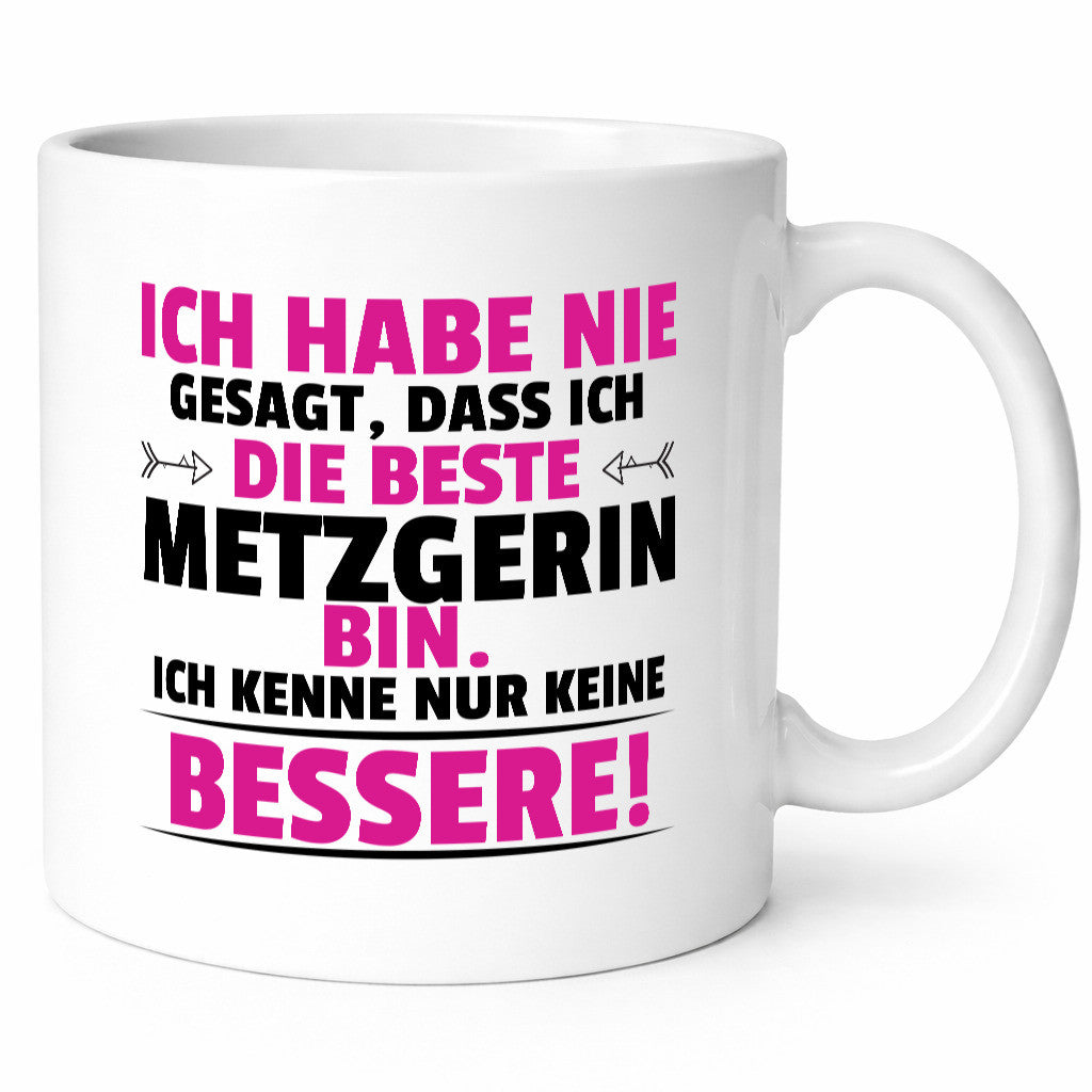Die Beste Metzgerin | Fleischerin Geschenkidee Humor Tasse