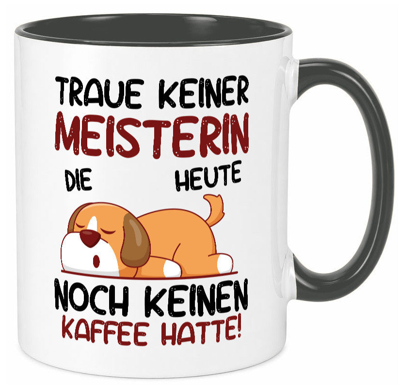 Traue keiner Meisterin | Meisterbrief Geschenkidee Humor Tasse