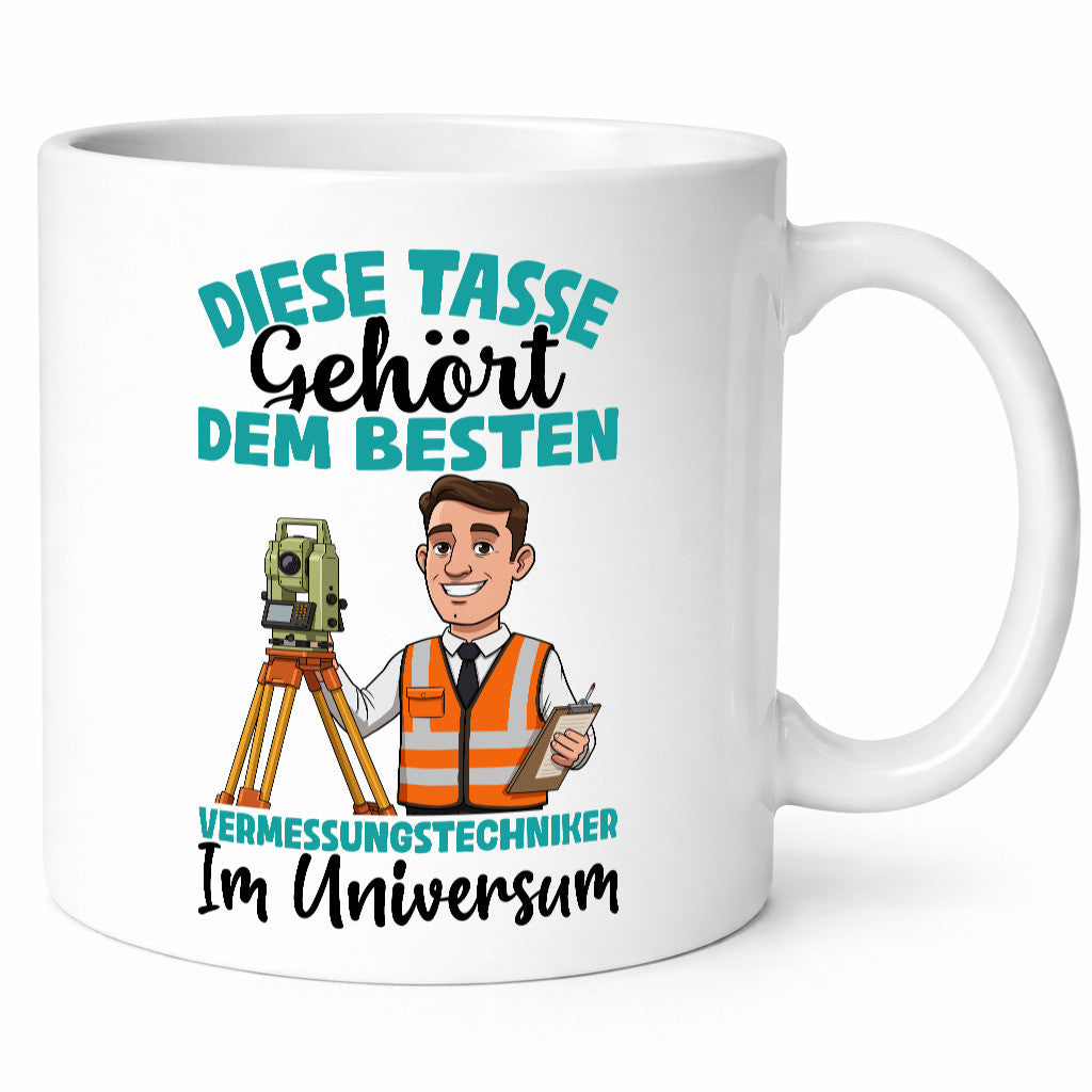 Im Universum: Vermessungstechniker | Techniker lustiger Spruch Geschenk Humor