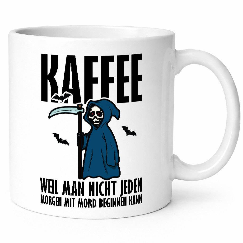 Jeden Morgen Kaffee lustig Humor Geschenkidee Geschenk Tasse