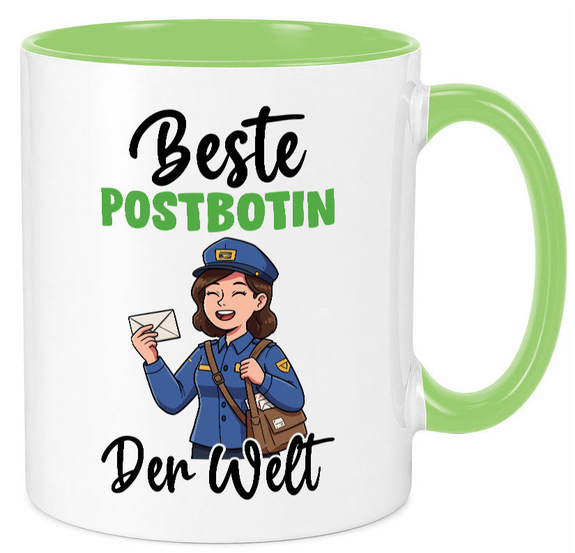 Beste Postbotin | Beruf Post Briefträger v2 lustig Arbeit Kollegen Büro