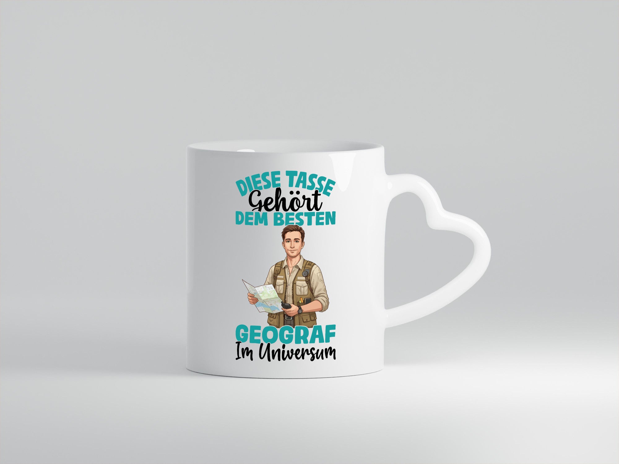 Im Universum: Geograf | Geografie Humor Geschenkidee Tasse