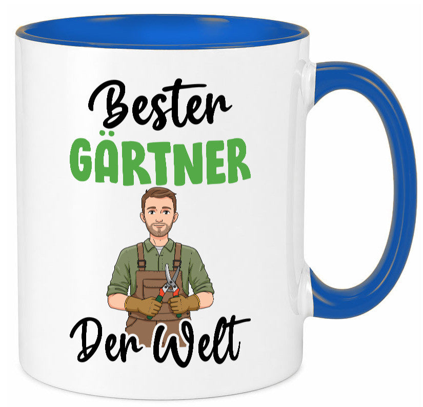 Bester Gärtner | Gartenbau v2 Geschenk Humor Geschenkidee lustiger Spruch Tasse