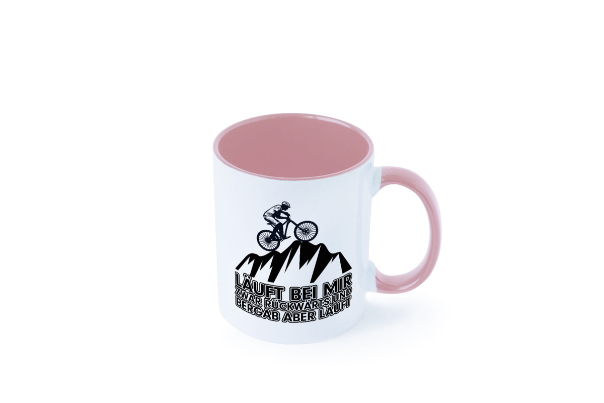 Läuft bei mir | Pechvogel Tasse Radfahrer Statement Humor Geschenkidee