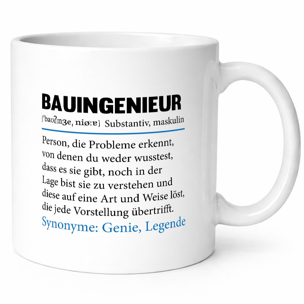 Bauingenieur | Beruf Ingenieur Spruch Geschenkidee Arbeit Kollegen Büro Humor