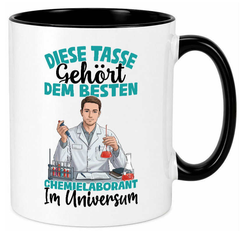 Im Universum: Chemielaborant | Laborant Chemie Humor Geschenkidee Tasse