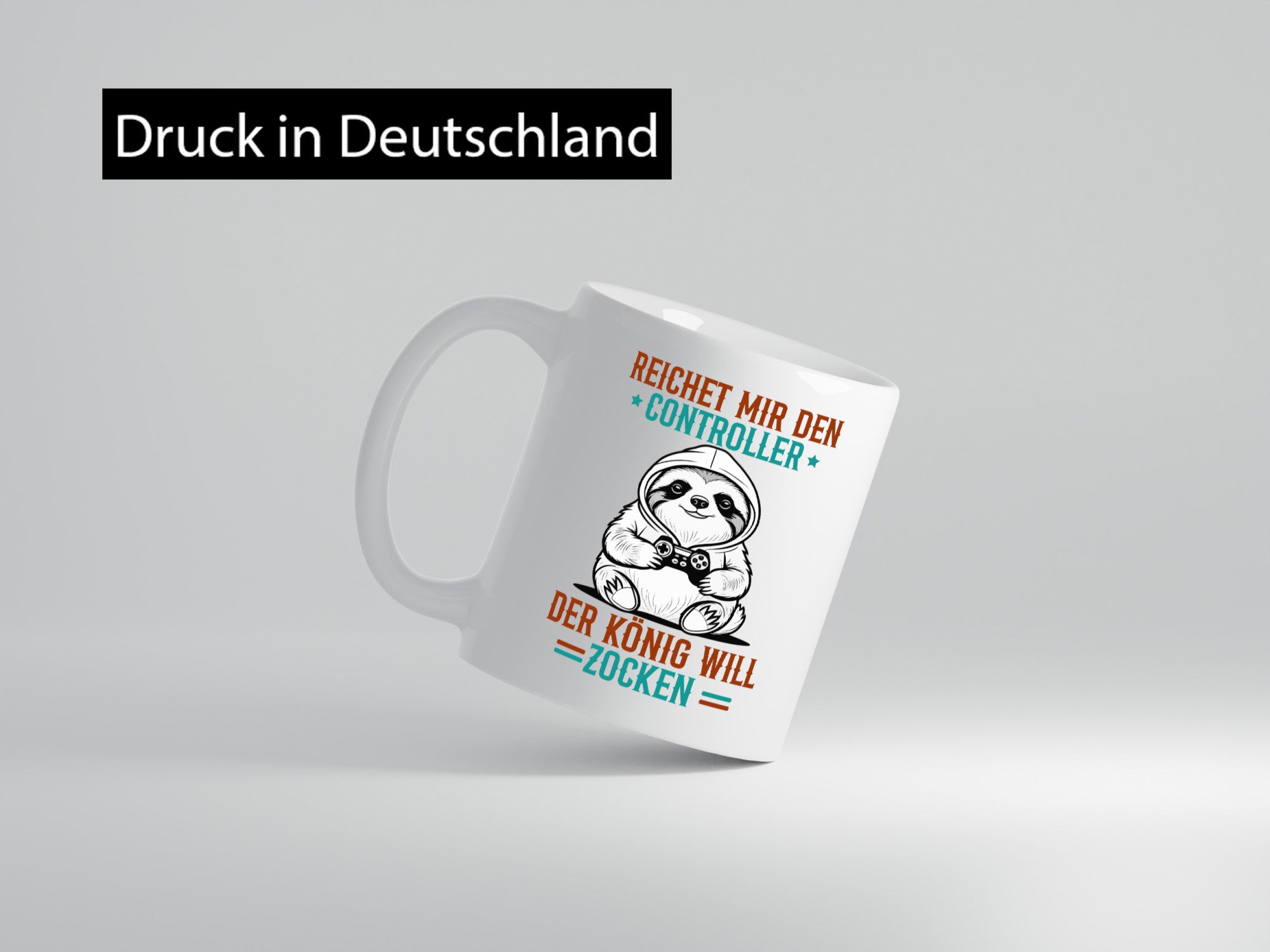 Der König will Zocken | Gamer Zocker lustiger Spruch Geschenk Humor
