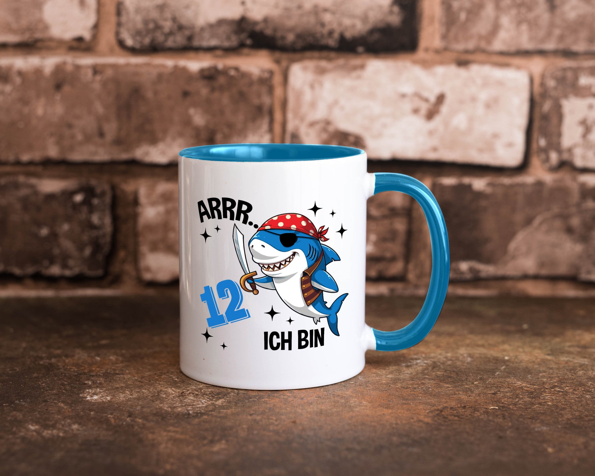 12. Geburtstag | 12 Jahre Arr Pirat Hai Piraten Geschenk Geschenkidee lustiger