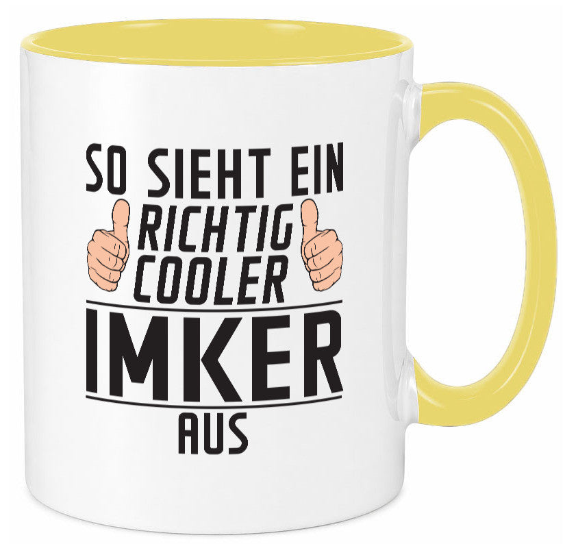 Richtig Cooler Imker | Imkerei Geschenkidee Humor Tasse