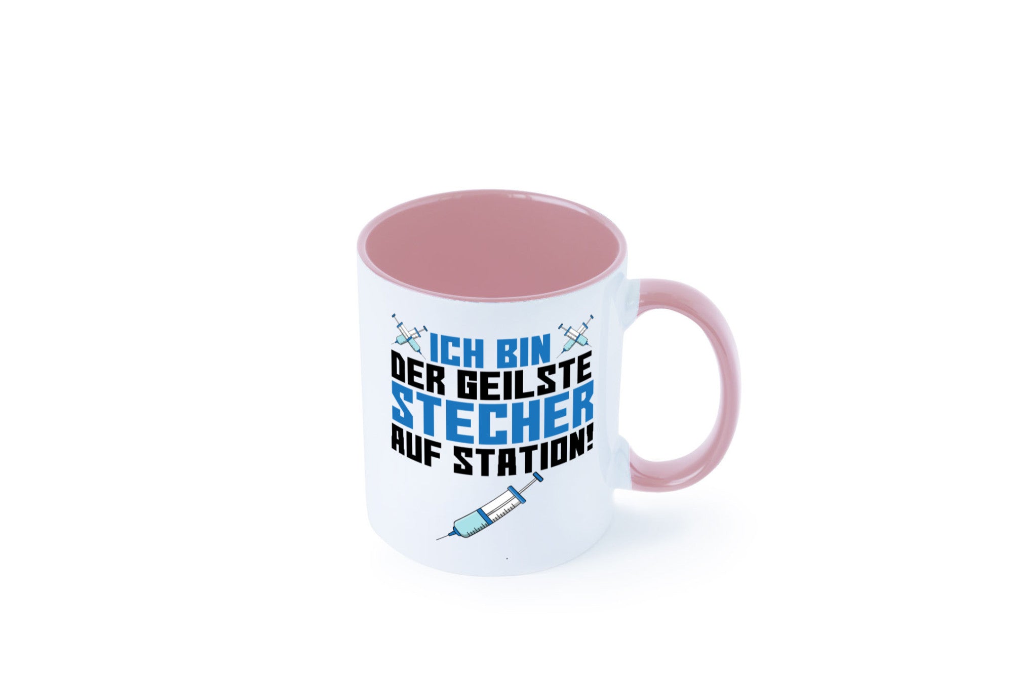Ich bin der geilste Stecher | Pfleger Arzt Spritze lustig Humor Geschenkidee
