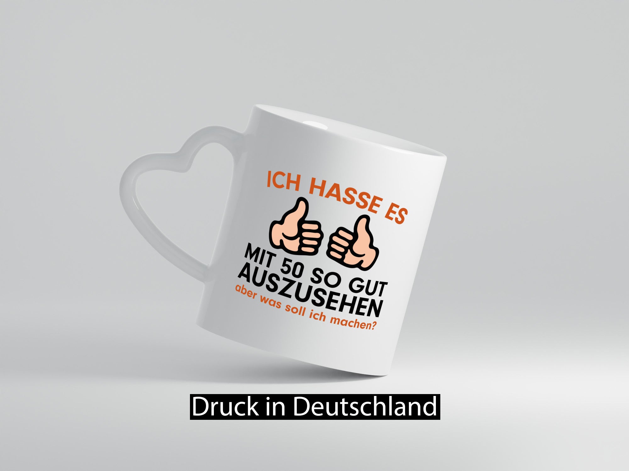 Mit 50 | Geburtstag lustiger Spruch 50er Geschenk Geschenkidee Tasse