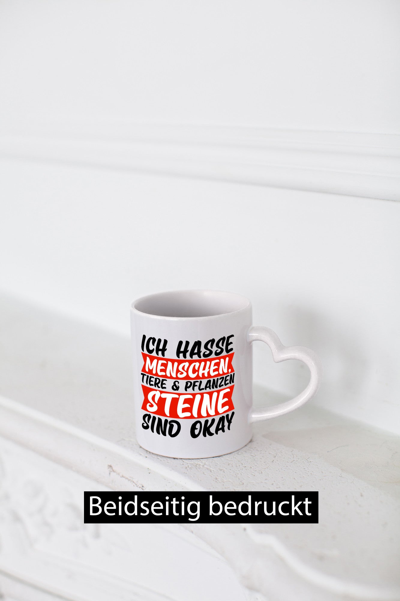 Ich hasse Menschen | Steine Sarkasmus witziger Spruch lustig Humor Geschenkidee