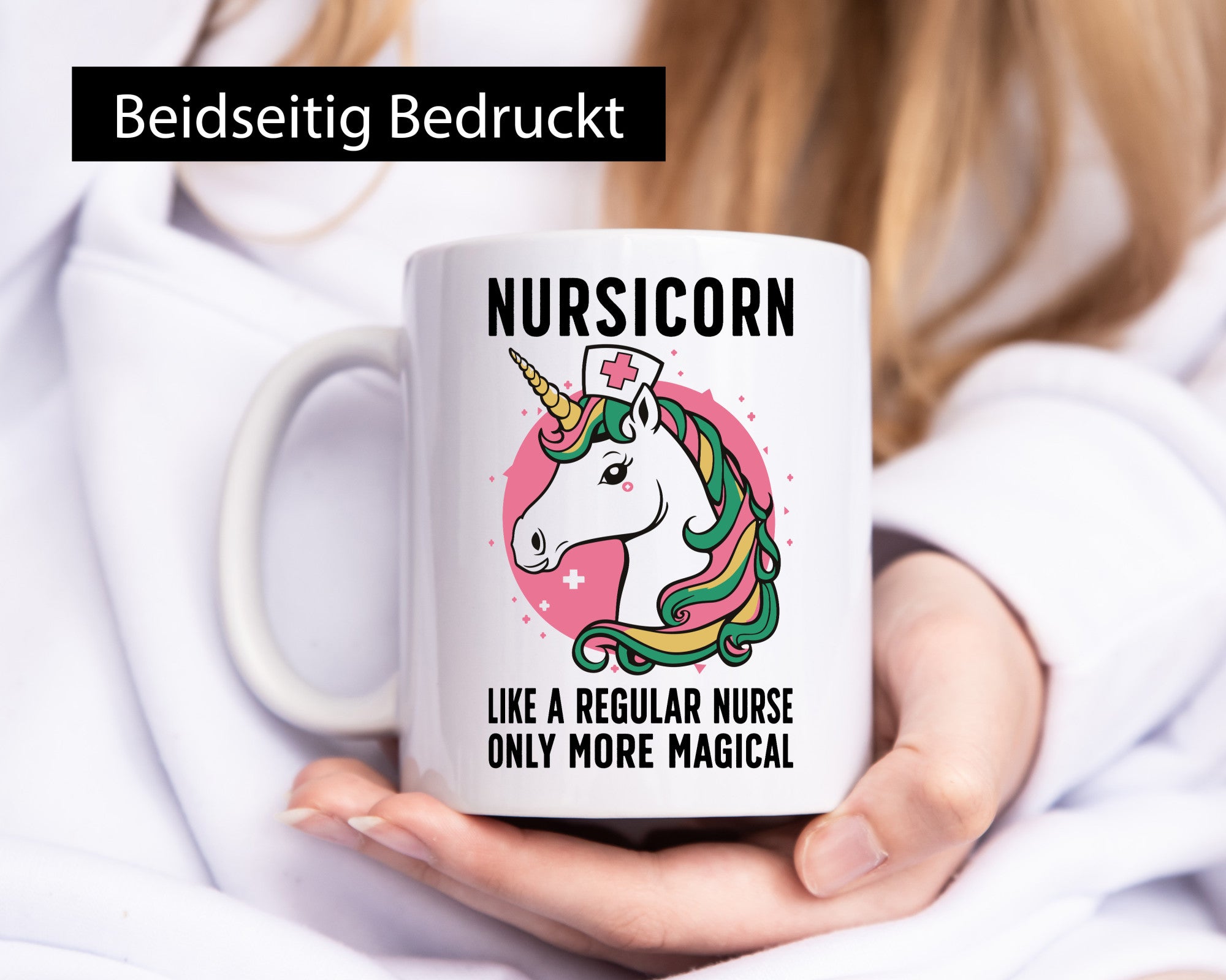 Nursicon, more magical | Einhorn Schwesternhaube Geschenkidee Humor Tasse