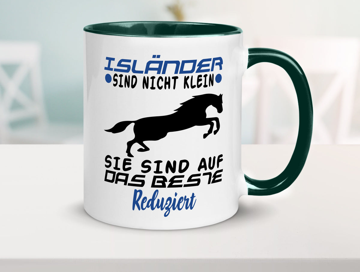 Isländer sind nicht klein | Auf das beste reduziert Geschenk Humor Geschenkidee Tasse