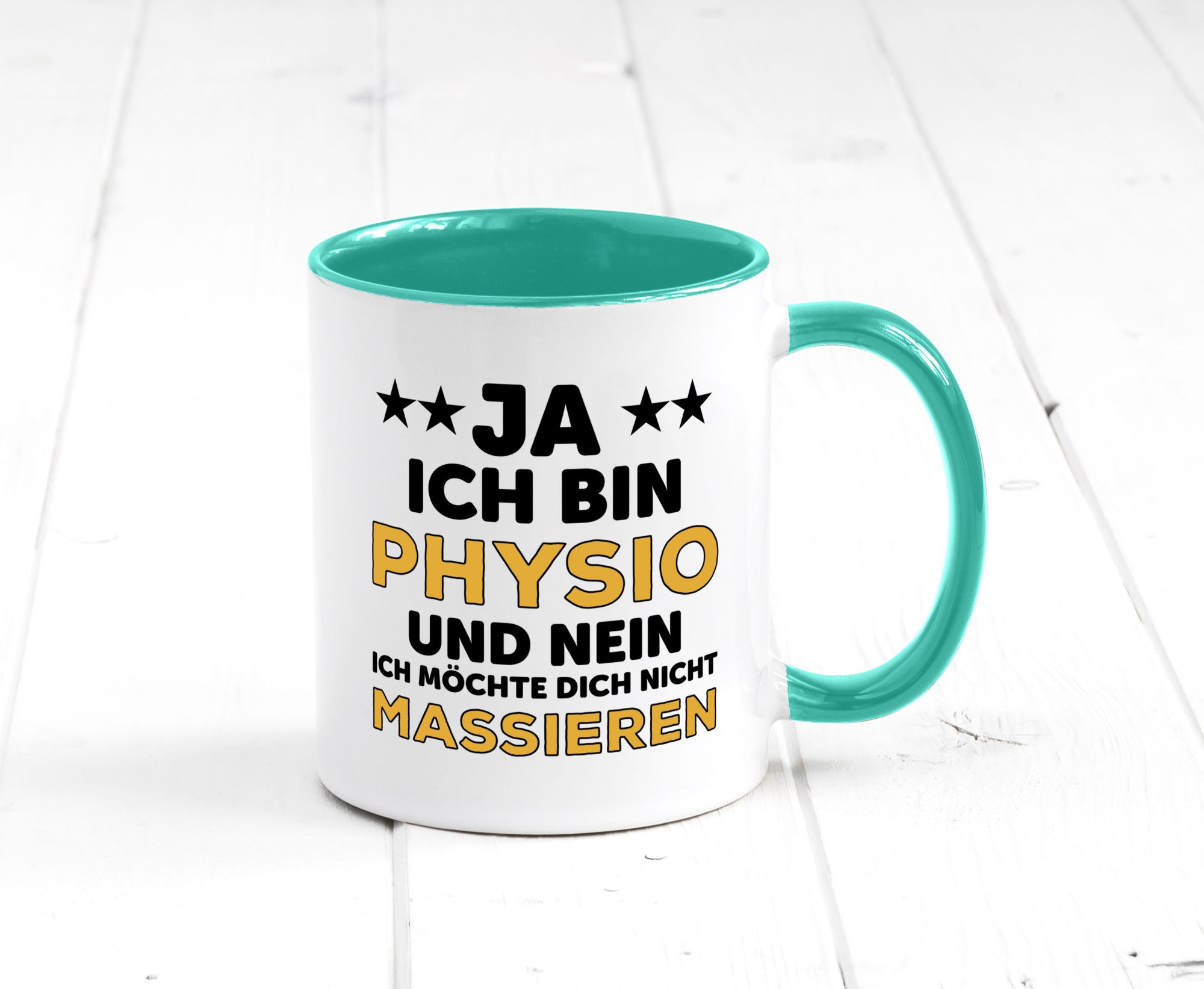 Ich bin Physio | lustige Spruch Tasse Physiotherapeut Geschenkidee Humor
