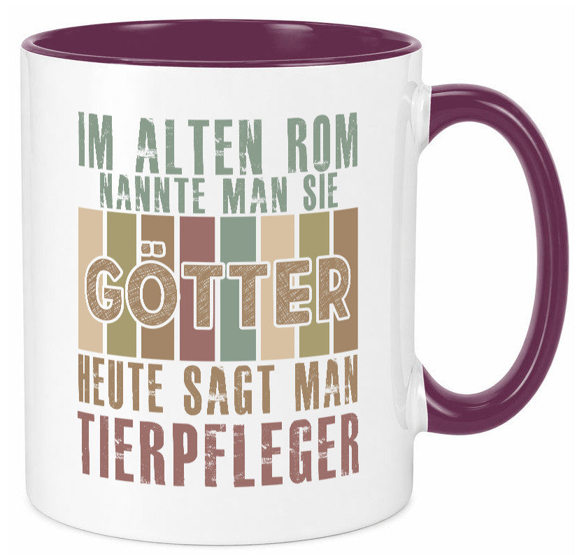 Heute sagt man: Tierpfleger | Pflegeberuf Tierheim lustiger Spruch Geschenk Tasse