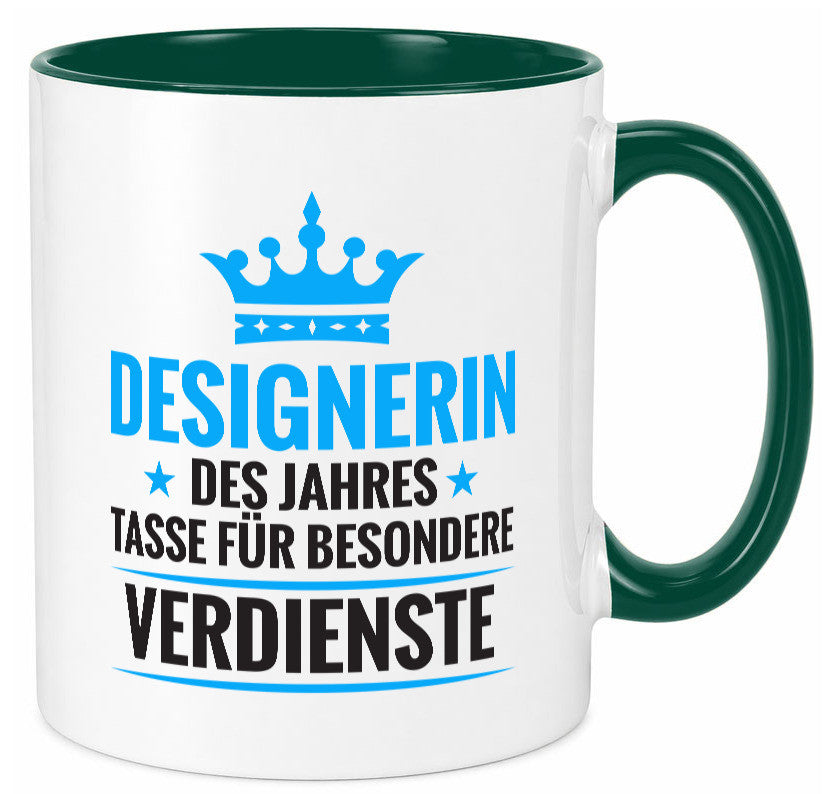 Besonderer Verdienst: Designerin | Mode Geschenk Humor Geschenkidee lustiger