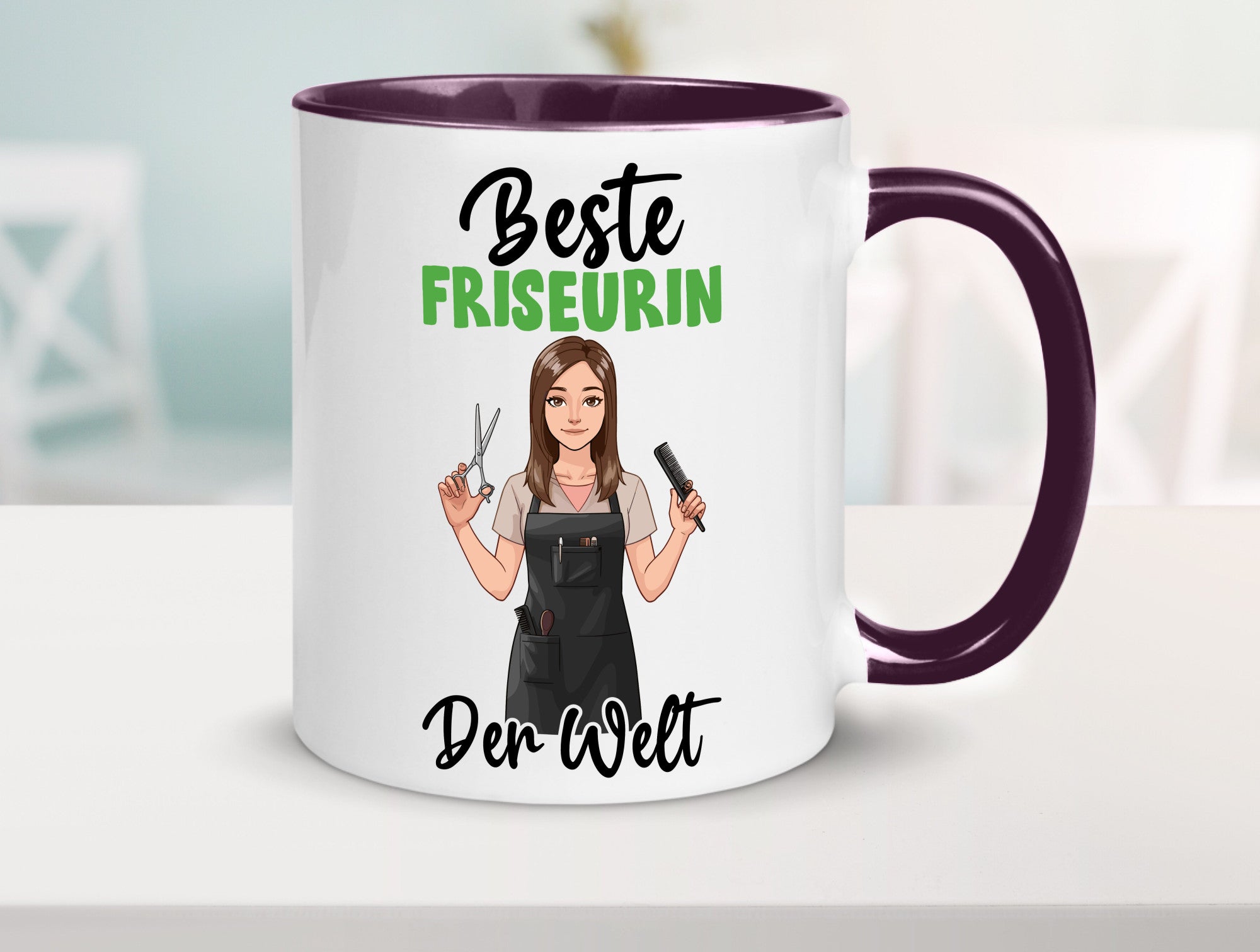 Beste Friseurin | Friseuse Frisuerin Geschenk Humor Geschenkidee lustiger