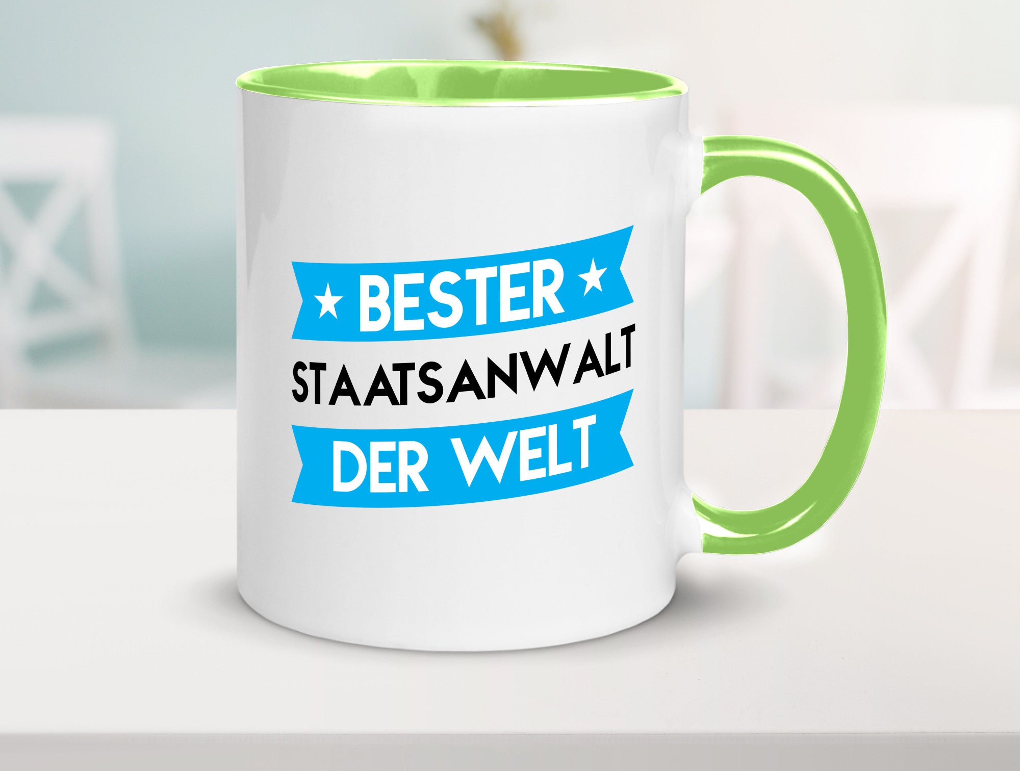 Bester Staatsanwalt | Anwalt Jurist lustig Humor Geschenkidee Geschenk Tasse
