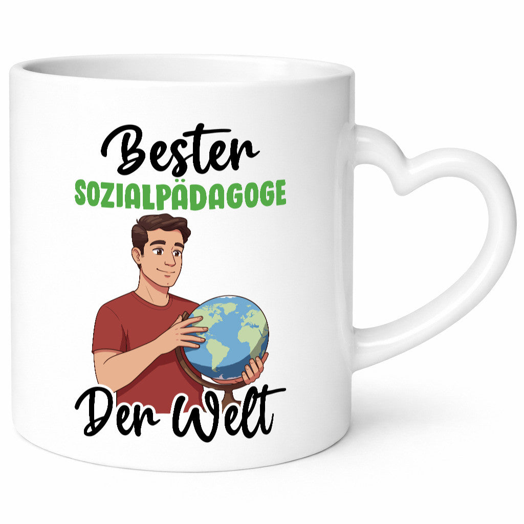 Bester Sozialpädagoge | Pädagoge v2 Geschenkidee Humor Tasse