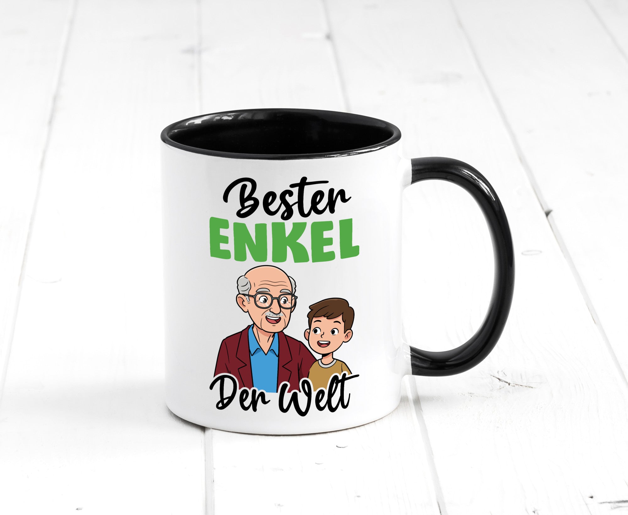 Bester Enkel | Großmutter Großvater Oma Opa lustiger Spruch Geschenk Familie