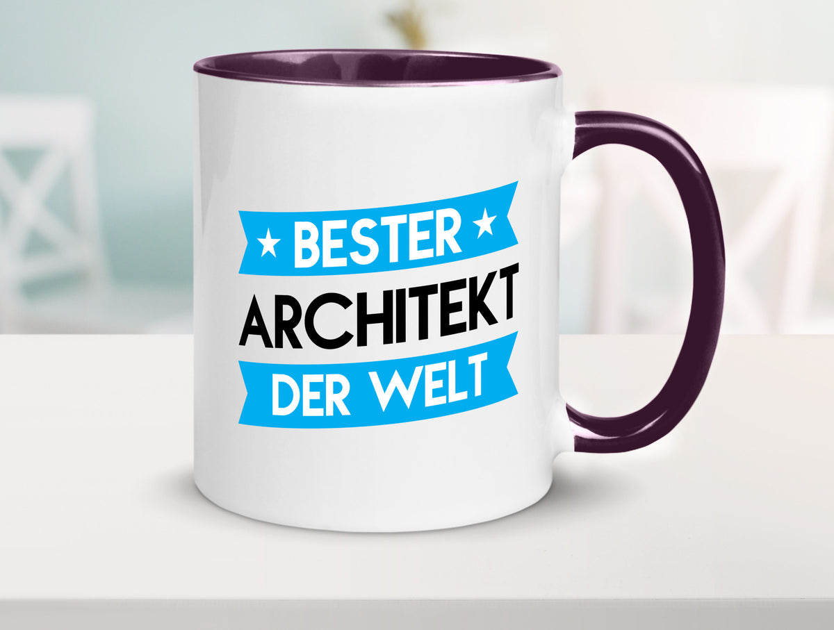 Bester Architekt | Architektur Büro Geschenk Arbeit Kollegen lustiger Spruch Tasse