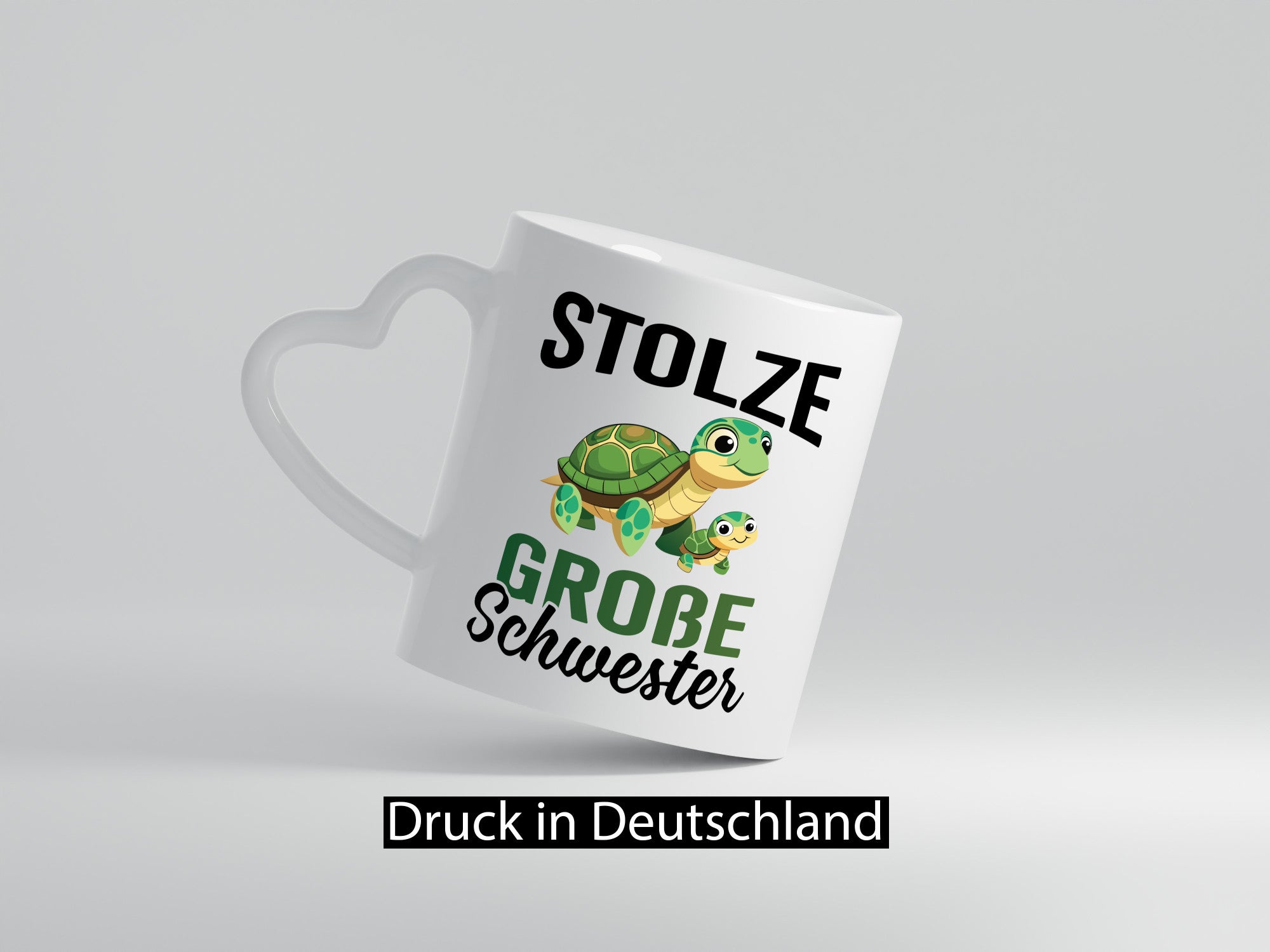 Stolze große Schwester | Schildgröte Geschwister Humor Geschenkidee Tasse