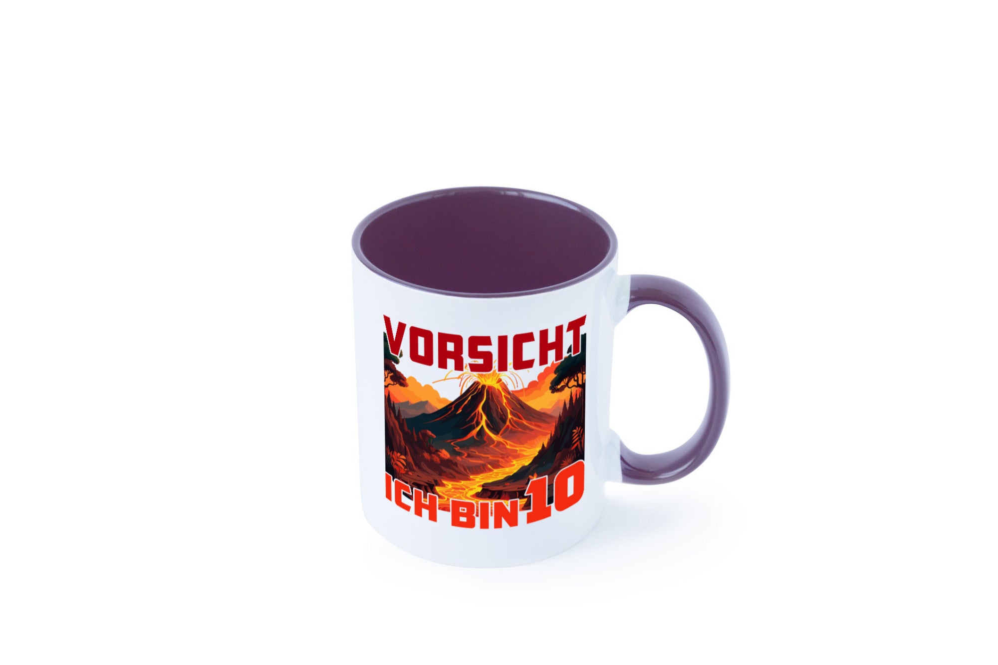 10. Geburtstag | 10 Jahre Vulkanausbruch Vulkan Humor Geschenkidee Tasse