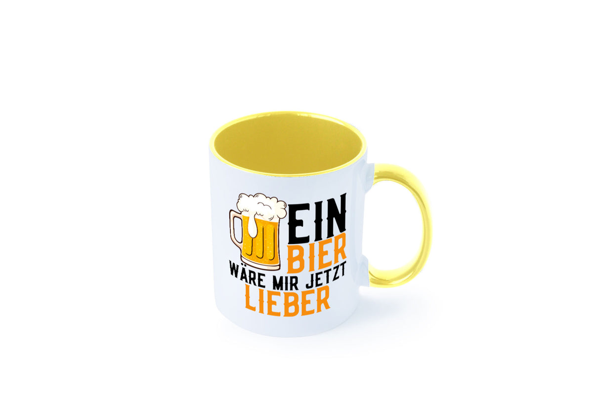 Ein Bier wäre mir jetzt lieber | Kollegen lustiger Spruch Geschenk Arbeit Büro Tasse