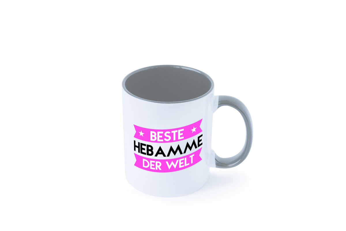 Beste Hebamme | Geburtshilfe lustiger Spruch Geschenk Humor Geschenkidee Tasse