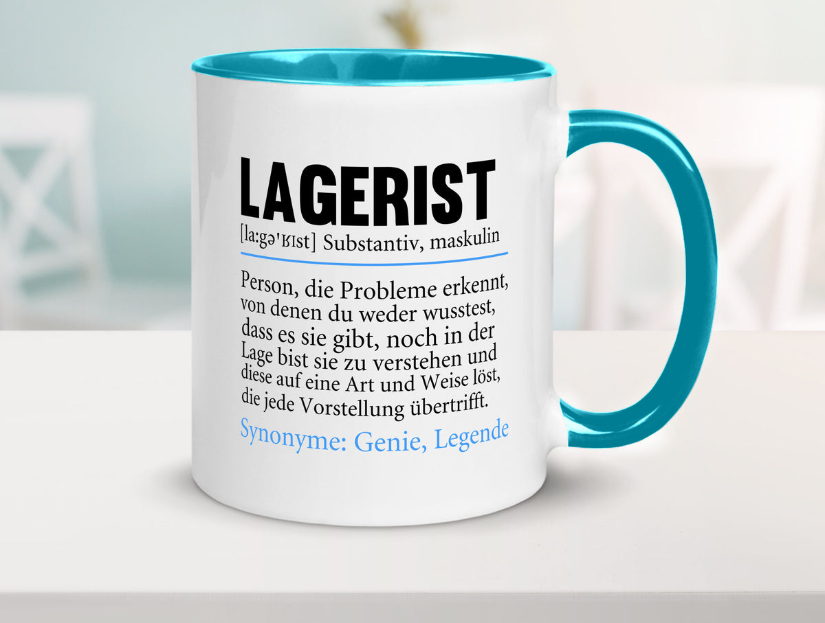 Lagerist | Spruch Beruf Lageristen Lager Arbeiter lustiger Geschenk Arbeit Tasse