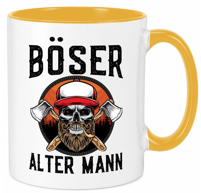 Böser alter Mann Humor Geschenkidee Tasse