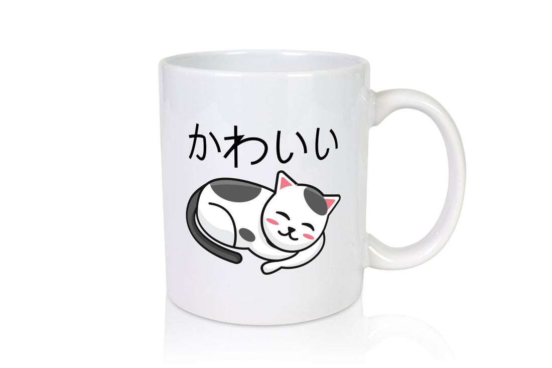 Japanische Katze | Japan Tasse Comic Motiv lustig Tierliebhaber Humor Geschenk
