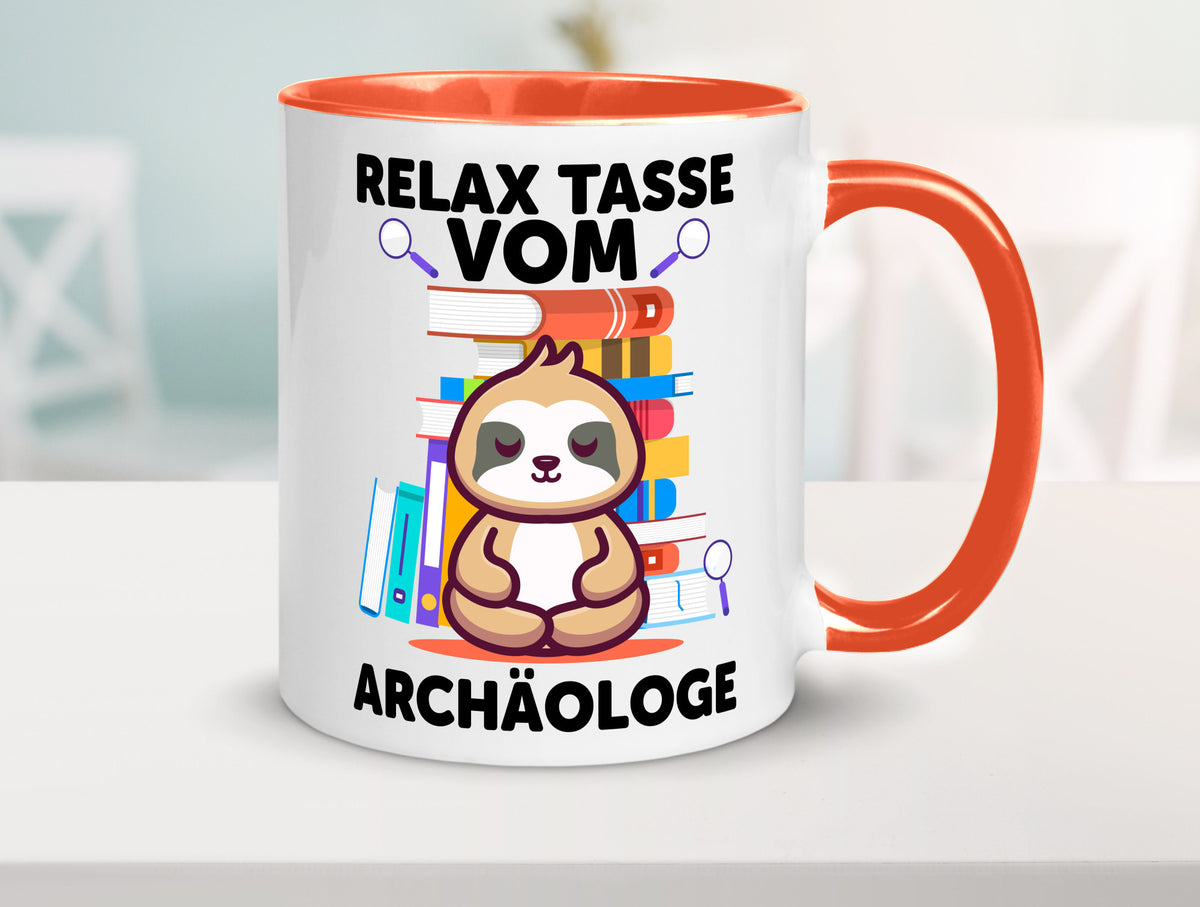 Relax Tasse: Archäologe | Archäologie Forscher lustig Humor Geschenkidee