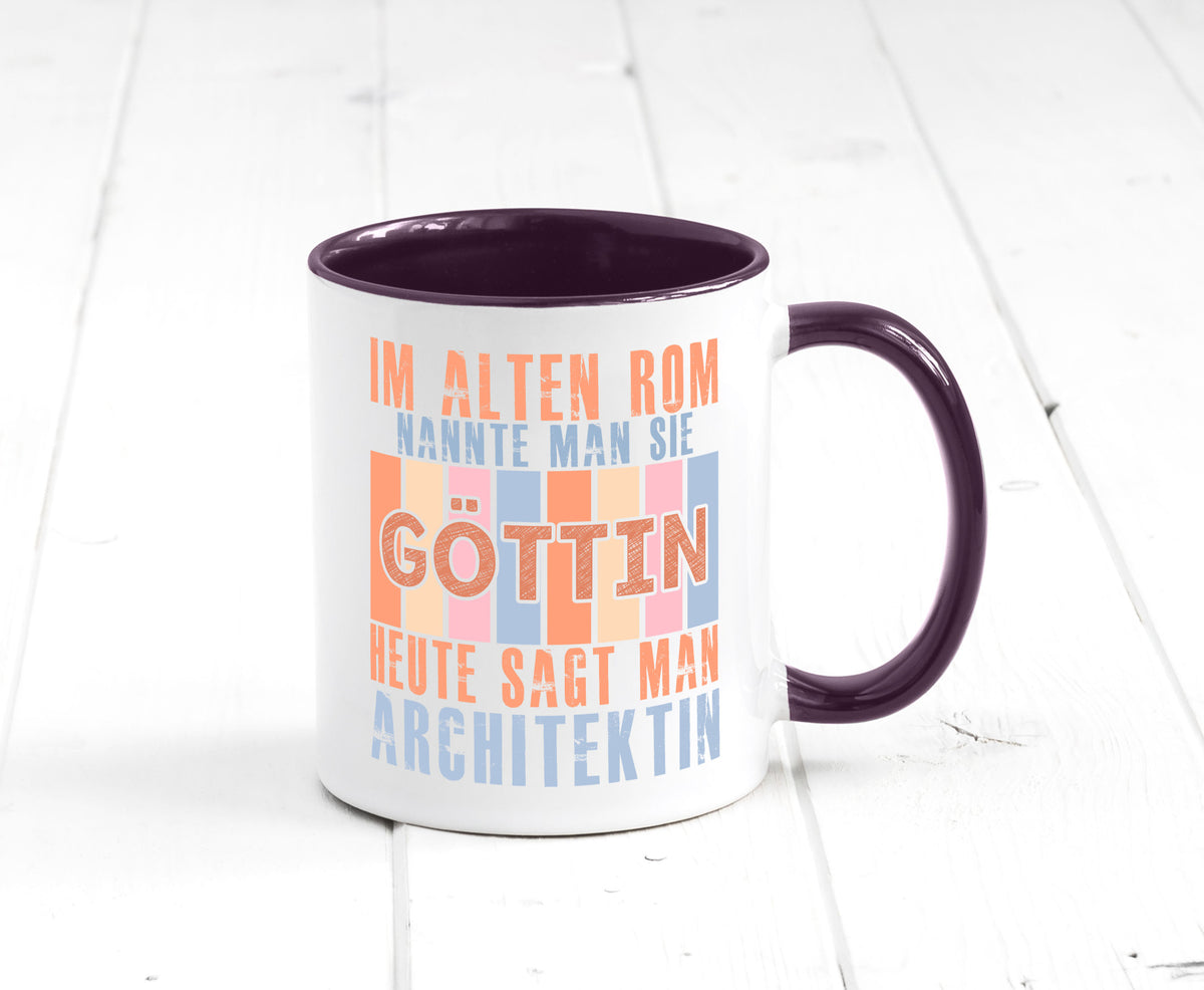 Heute sagt man: Architektin | Architektur Büro lustiger Spruch Geschenk Arbeit Tasse