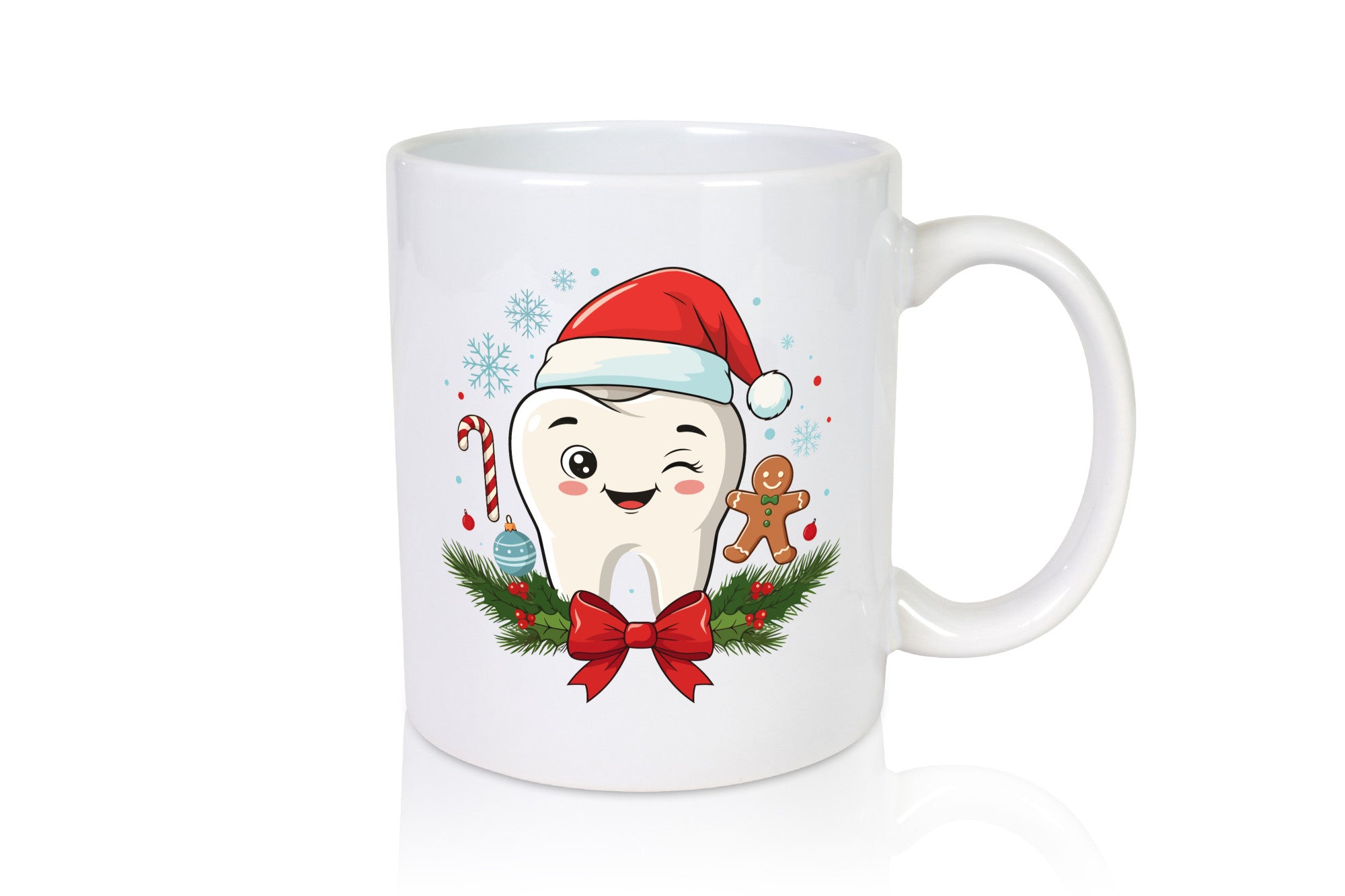 Weihnacht | Zahnarzt Advent Santa Zahn Geschenkidee Humor Tasse