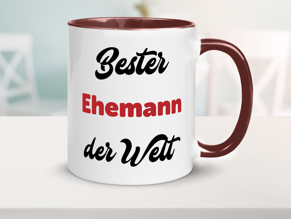 Bester Ehemann der Welt | Ehepaar Geschenkidee Humor Tasse