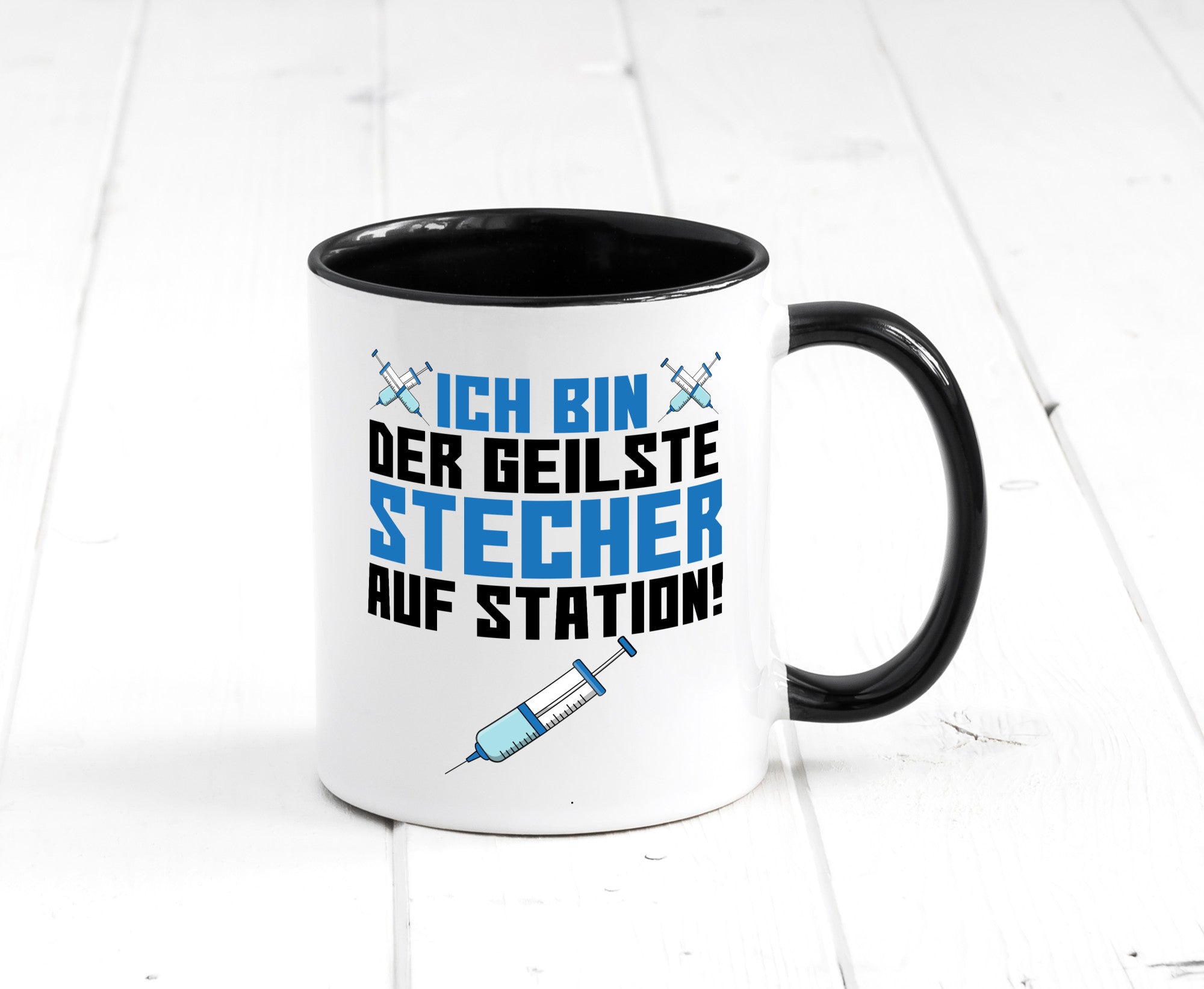 Ich bin der geilste Stecher | Pfleger Arzt Spritze lustig Humor Geschenkidee