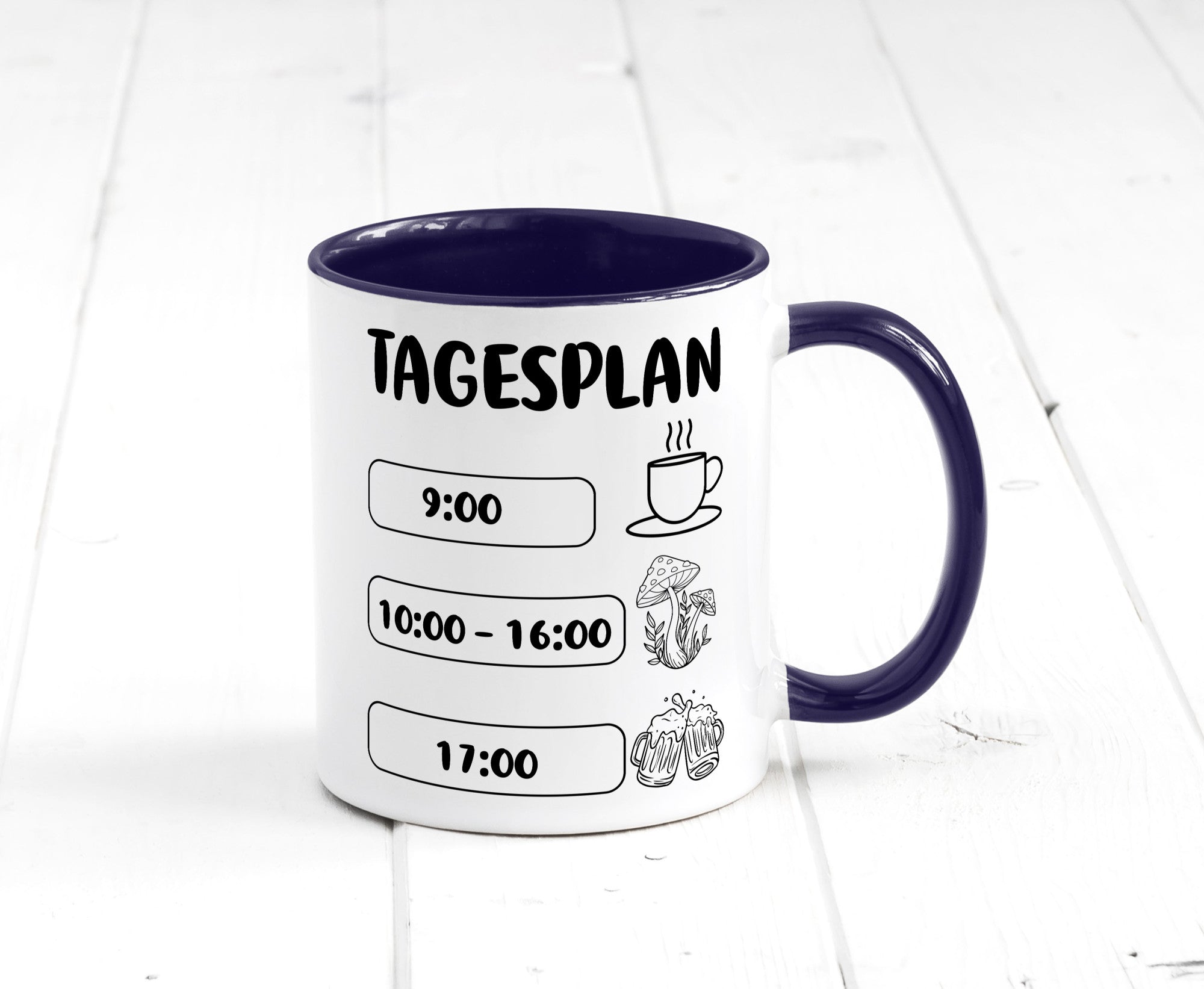 Tagesplan Pilzsammler | Pilze Wald v2 Geschenk Humor Geschenkidee lustiger